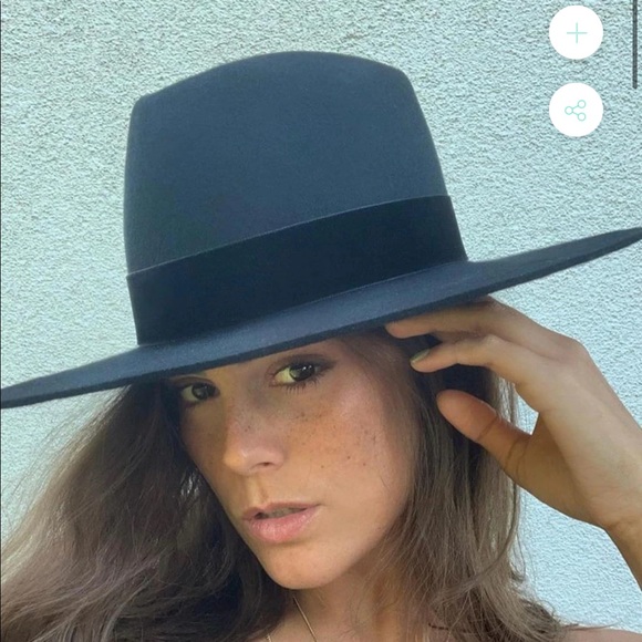 LACK OF COLOR Benson Tri Wool Hat | Black | size Small - Picture 5 of 8